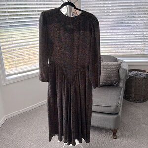 Vintage paisley dress